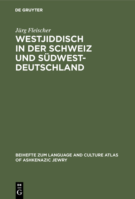 Westjiddisch in der Schweiz und Südwestdeutschland - Ingram