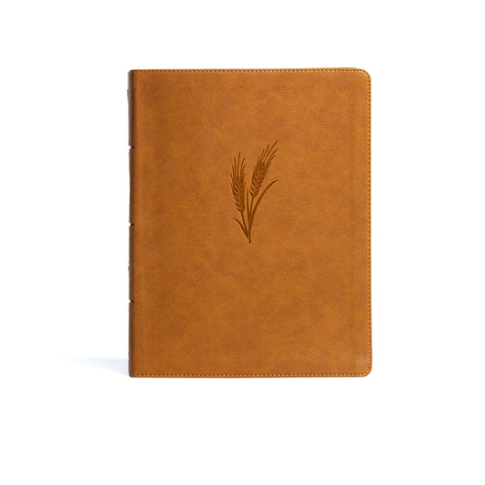 KJV Notetaking Bible, Large Print Edition, Camel Leathertouch - Ingram