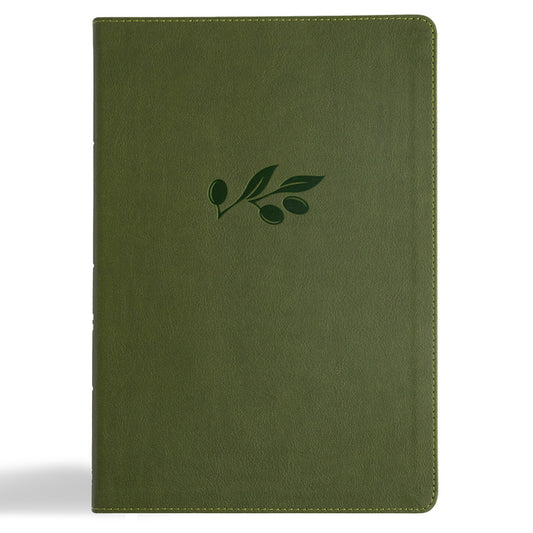 CSB Super Giant Print Reference Bible, Digital Study Edition, Olive Leathertouch, Indexed (Super , Digital Study) - Ingram