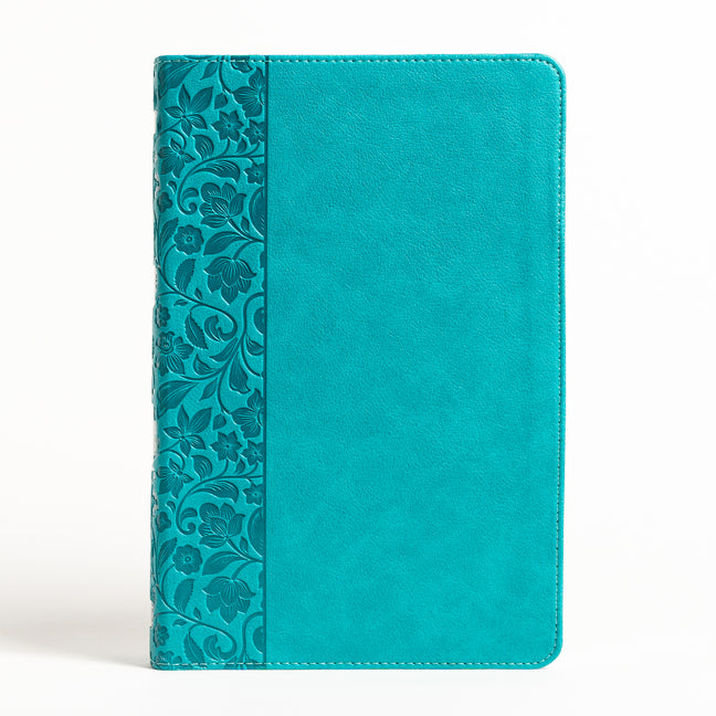 NASB Large Print Personal Size Reference Bible, Teal Leathertouch - Ingram