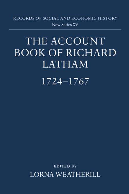 Account Book of Richard Latham, 1724-1767 - Ingram