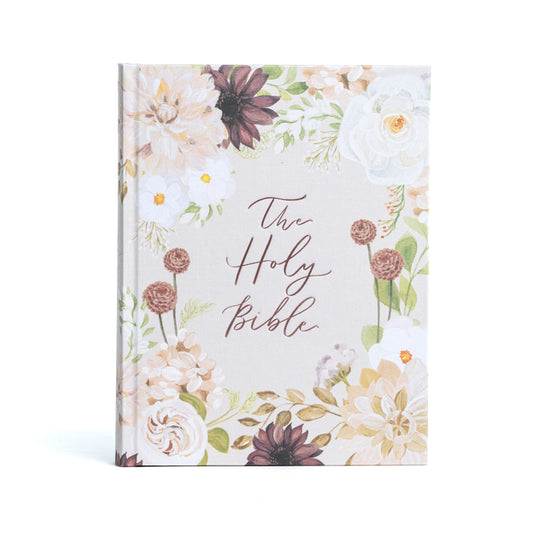 KJV Notetaking Bible, Large Print Hosanna Revival Edition, Blush Cloth Over Board - Ingram