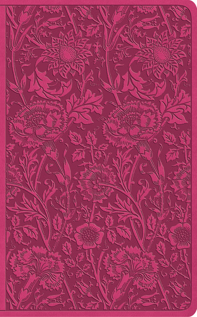 ESV Vest Pocket New Testament with Psalms and Proverbs, Red Letter (Trutone, Berry, Floral Design) - Ingram