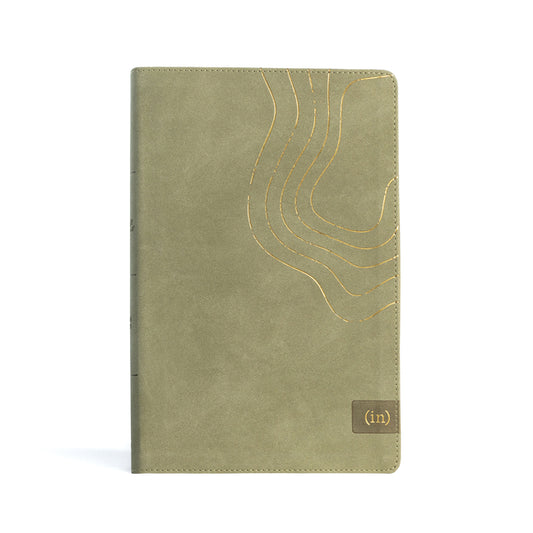 CSB (In)Courage Devotional Bible, Sage Leathertouch - Ingram
