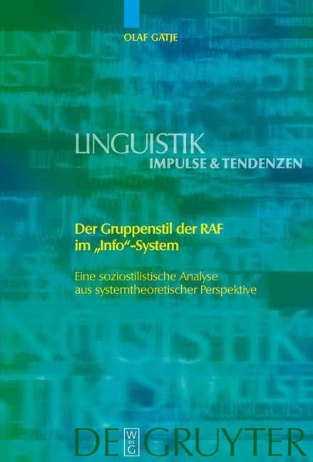 Gruppenstil der RAF im "Info"-System - Ingram