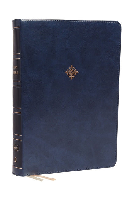 Nkjv, Reference Bible, Super Giant Print, Leathersoft, Blue, Red Letter Edition, Comfort Print: Holy Bible, New King James Version - Ingram