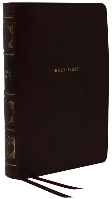 Nkjv, Reference Bible, Classic Verse-By-Verse, Center-Column, Leathersoft, Black, Red Letter Edition, Comfort Print - Ingram