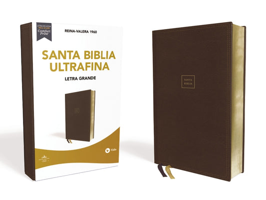 Rvr60, Santa Biblia, Ultrafina, Letra Grande, Leathersoft, Café, Palabras de Jesús En Rojo, Comfort Print - Ingram