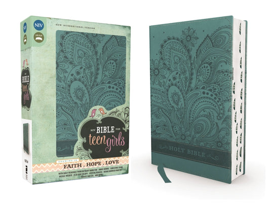 Niv, Bible for Teen Girls, Leathersoft, Blue, Thumb Indexed Tabs: Growing in Faith, Hope, and Love - Ingram