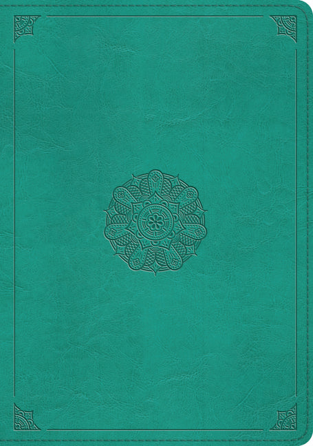 ESV Study Bible (Trutone, Turquoise, Emblem Design) - Ingram