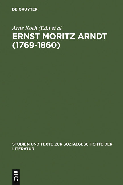 Ernst Moritz Arndt (1769-1860) (Reprint 2012) - Ingram