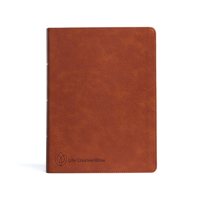 CSB Life Counsel Bible, Burnt Sienna Leathertouch: Practical Wisdom for All of Life - Ingram