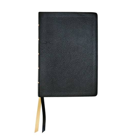 NASB Large Print Wide Margin - Black Cowhide - Ingram