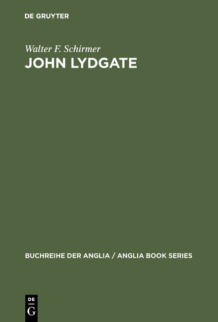 John Lydgate (Reprint 2017) - Ingram