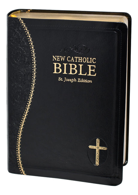 New Catholic Bible Medium Print Dura Lux (Black) - Ingram