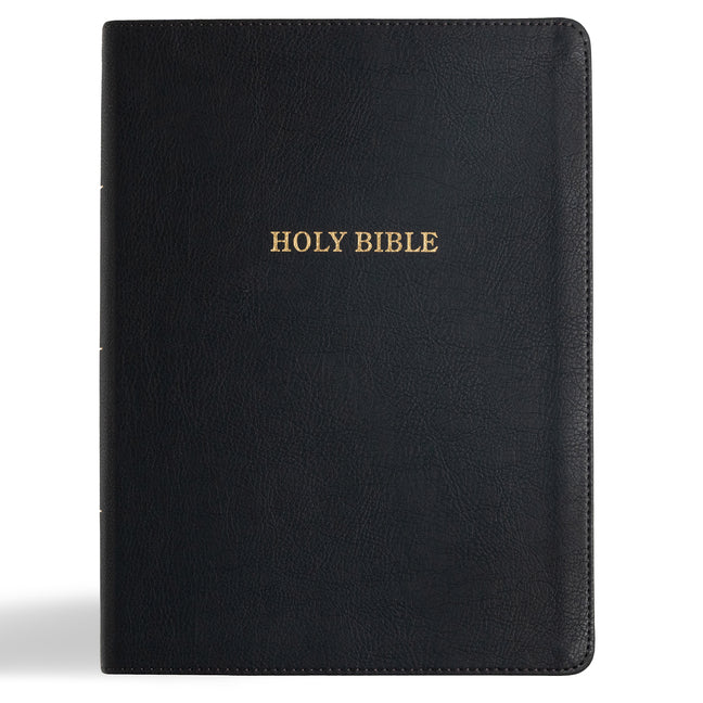KJV Study Bible, Large Print Edition, Black Leathertouch - Ingram