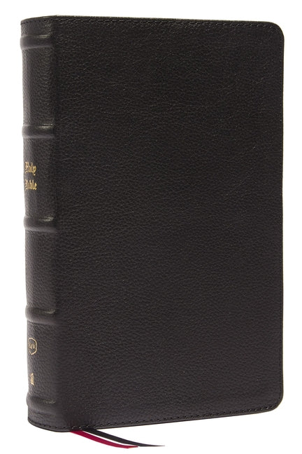 KJV Holy Bible: Large Print Single-Column with 43,000 End-Of-Verse Cross References, Black Genuine Leather, Personal Size, Red Letter, Comfort Print: - Ingram