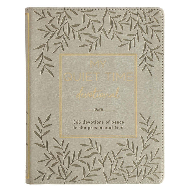 My Quiet Time Devotional - 365 Devotions for Women to Bring You Into the Peace of the Presence of God Cappuccino, Faux Leather Flexcover Gift Book W/R - Ingram