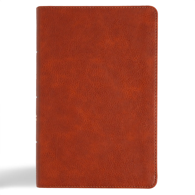 CSB Large Print Personal Size Reference Bible, Digital Study Edition, Burnt Sienna Leathertouch, Indexed (, Digital Study) - Ingram