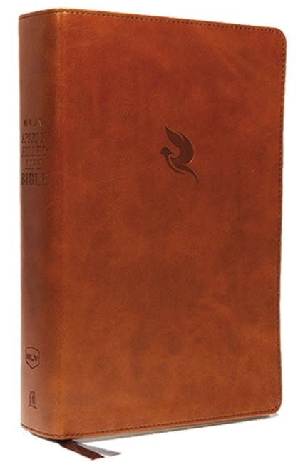 NKJV, Spirit-Filled Life Bible, Third Edition, Imitation Leather, Brown, Indexed, Red Letter Edition, Comfort Print: Kingdom Equipping Through the Pow - Ingram