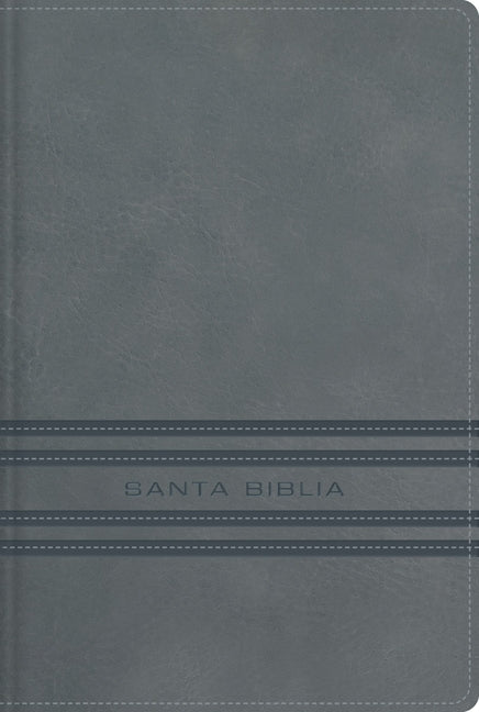 Nbla, Santa Biblia, Edición Versificada, Tamaño Bolsillo, Leathersoft, Gris, Palabras de Jesús En Rojo, Comfort Print - Ingram