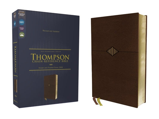 Niv, Thompson Chain-Reference Bible, Leathersoft, Brown, Red Letter, Comfort Print - Ingram