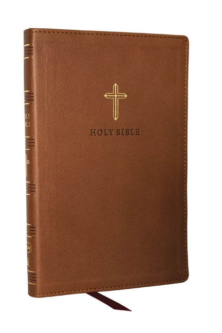 KJV Holy Bible: Ultra Thinline, Brown Leathersoft, Red Letter, Comfort Print: King James Version - Ingram