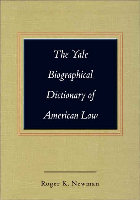 Yale Biographical Dictionary of American Law - Ingram
