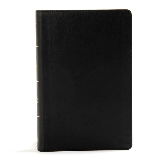 KJV Large Print Personal Size Reference Bible, Black Leathertouch - Ingram