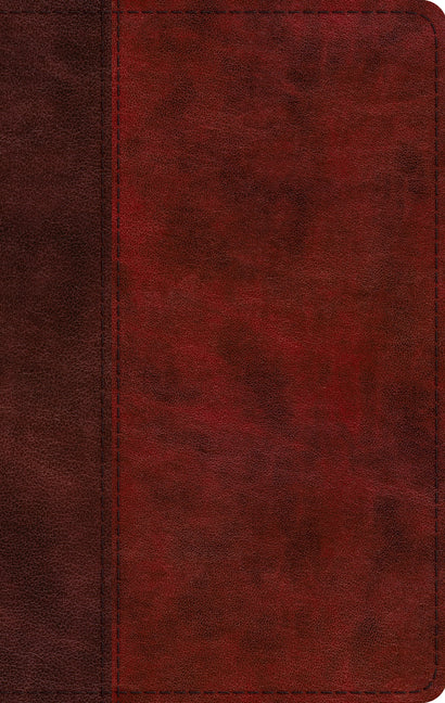 ESV Large Print Thinline Bible (Trutone, Burgundy/Red, Timeless Design) - Ingram