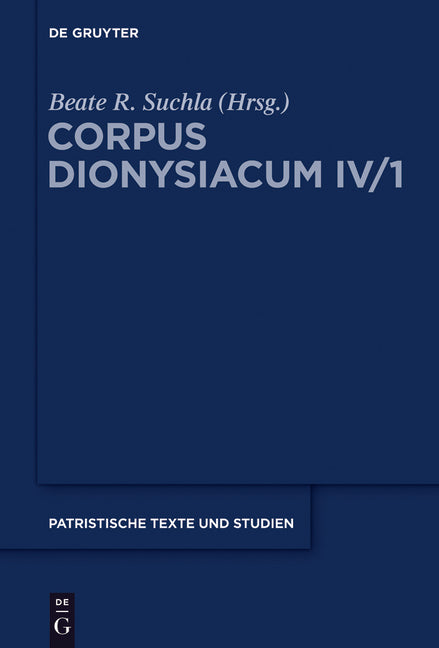 Ioannis Scythopolitani prologus et scholia in Dionysii Areopagitae librum 'De divinis nominibus' cum additamentis interpretum aliorum - Ingram