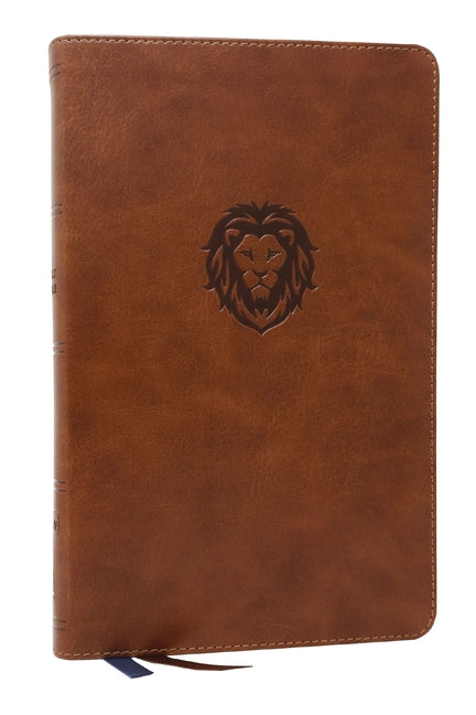 Nkjv, Thinline Bible Youth Edition, Leathersoft, Brown, Red Letter Edition, Comfort Print - Ingram