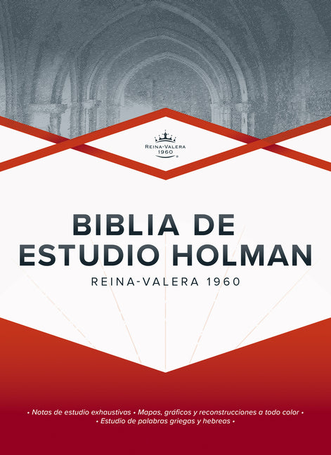 Rvr 1960 Biblia de Estudio Holman, Tapa Dura (Spanish Language) - Ingram