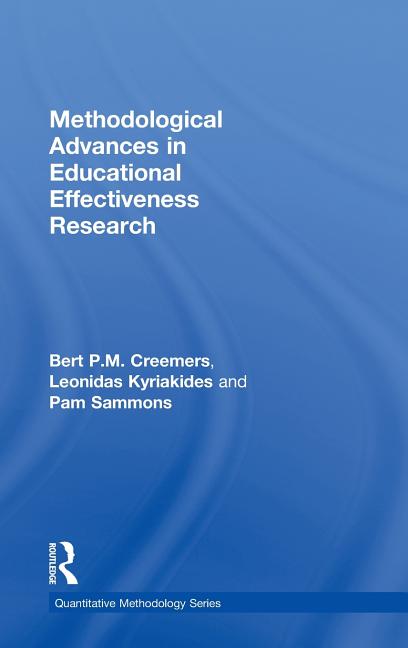 Methodological Advances in Educational Effectiveness Research - Ingram