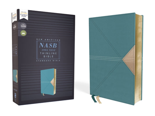 Nasb, Thinline Bible, Leathersoft, Teal, Red Letter Edition, 1995 Text, Comfort Print - Ingram