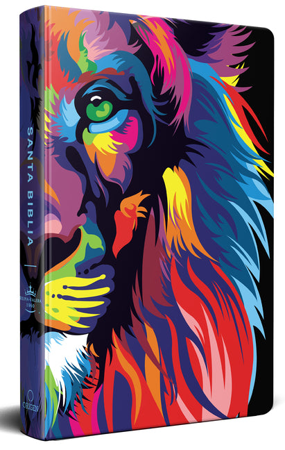 Biblia Rvr 1960 Letra Grande, Tamaño Manual, Tapa Dura León de Juda Arcoíris / Spanish Bible Rvr 1960 Handy Size Large Print Hardcover Rainbow Lion of - Ingram