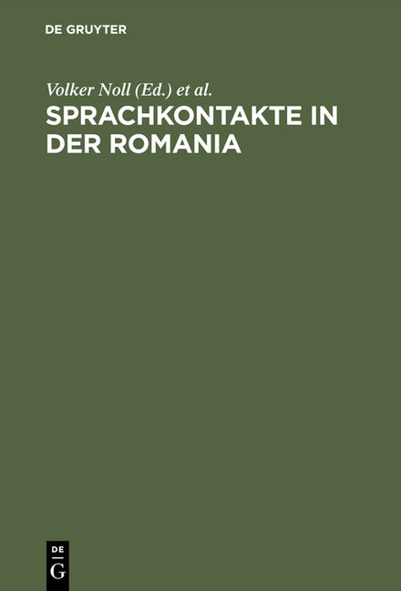 Sprachkontakte in der Romania (Reprint 2015) - Ingram