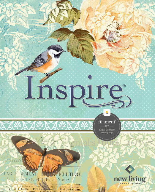 Inspire Bible Nlt, Filament Enabled (Hardcover Leatherlike, Aquamarine) - Ingram