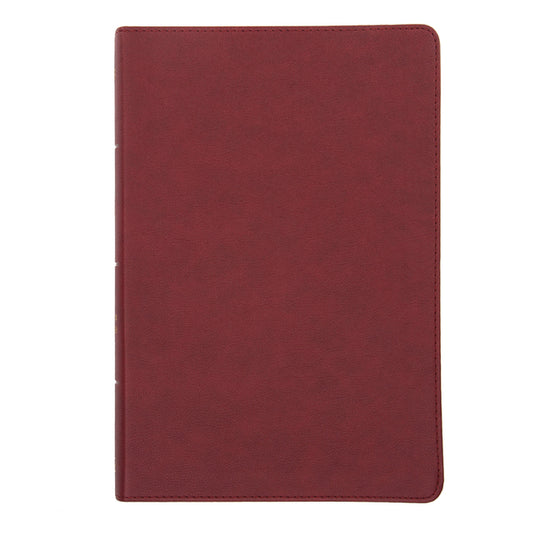 NASB Giant Print Reference Bible, Burgundy Leathertouch - Ingram