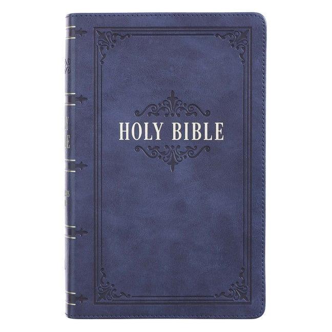 KJV Bible Giant Print Dark Blue - Ingram