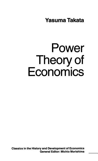 Power Theory of Economics (1995) - Ingram