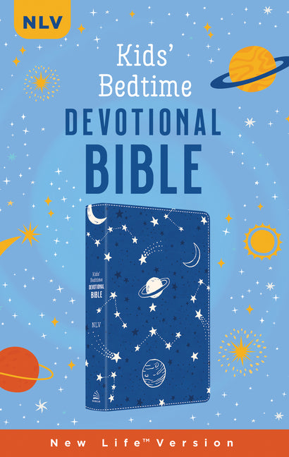 Kids' Bedtime Devotional Bible: Nlv [Cobalt Cosmos] - Ingram