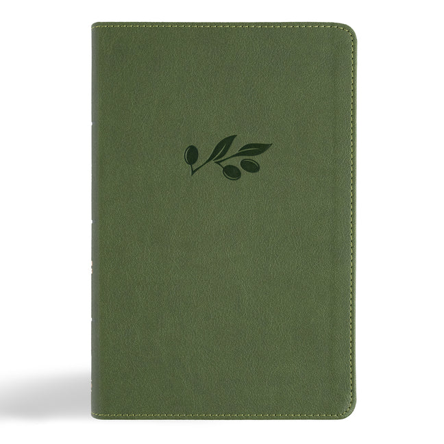 CSB Large Print Personal Size Reference Bible, Digital Study Edition, Olive Leathertouch, Indexed (, Digital Study) - Ingram
