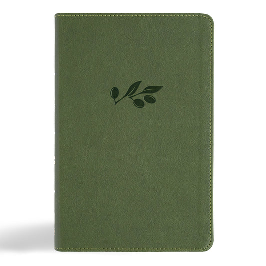 CSB Large Print Personal Size Reference Bible, Digital Study Edition, Olive Leathertouch, Indexed (, Digital Study) - Ingram