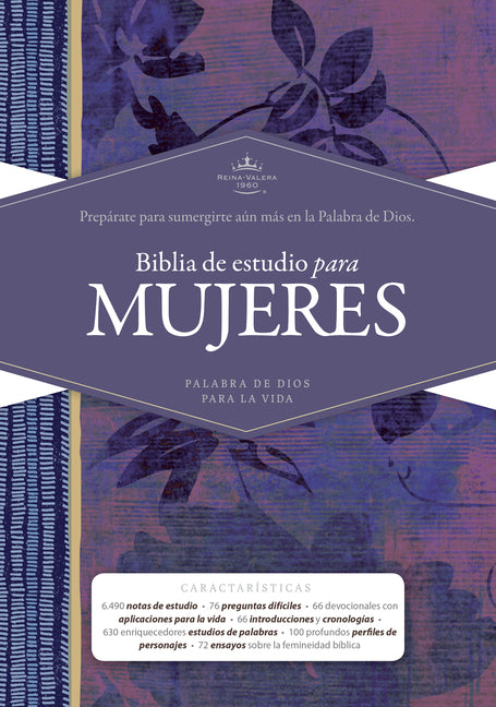 Rvr 1960 Biblia de Estudio Para Mujeres, Tapa Dura (Spanish Language) - Ingram