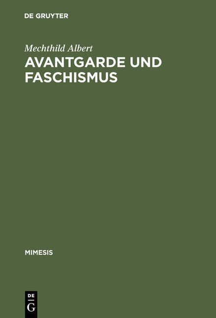 Avantgarde und Faschismus (Reprint 2017) - Ingram