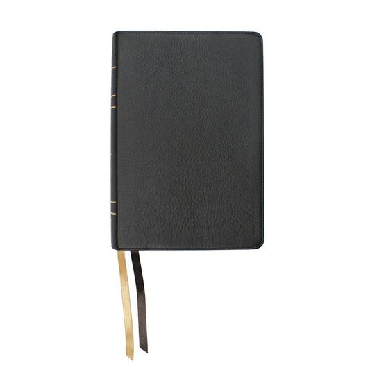 Lsb Large Print Wide Margin Paste-Down Black Cowhide - Ingram