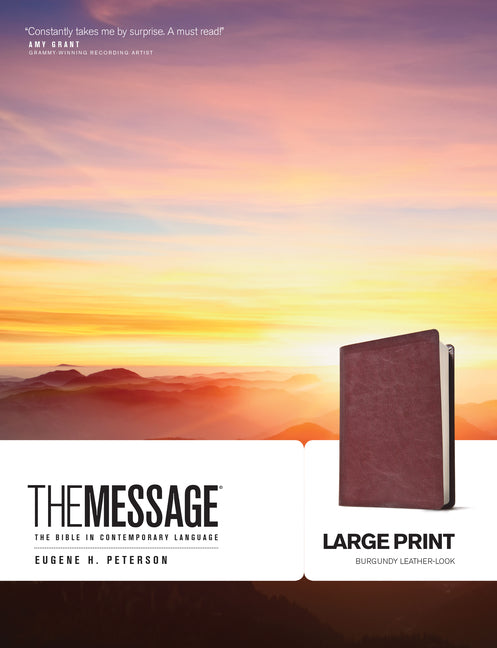 Message Bible-MS-Large Print Numbered - Ingram