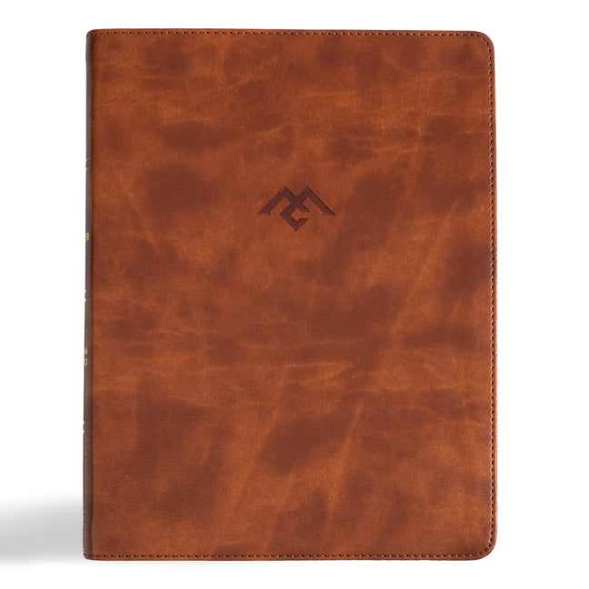 CSB Men of Character Bible, Revised and Updated, Brown Leathertouch - Ingram