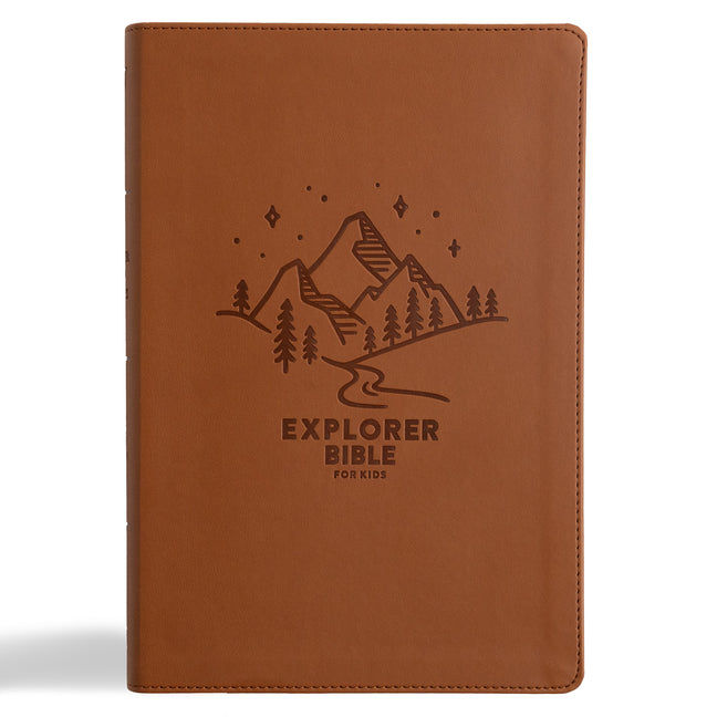 KJV Explorer Bible for Kids, Brown Leathertouch, Indexed: Placing God's Word in the Middle of God's World - Ingram